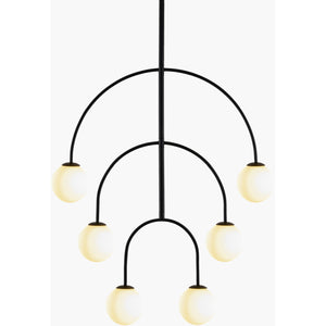   Modern European furniture - Back Arched 6-Light Chandelier - www.oroa.com | Oroa.com