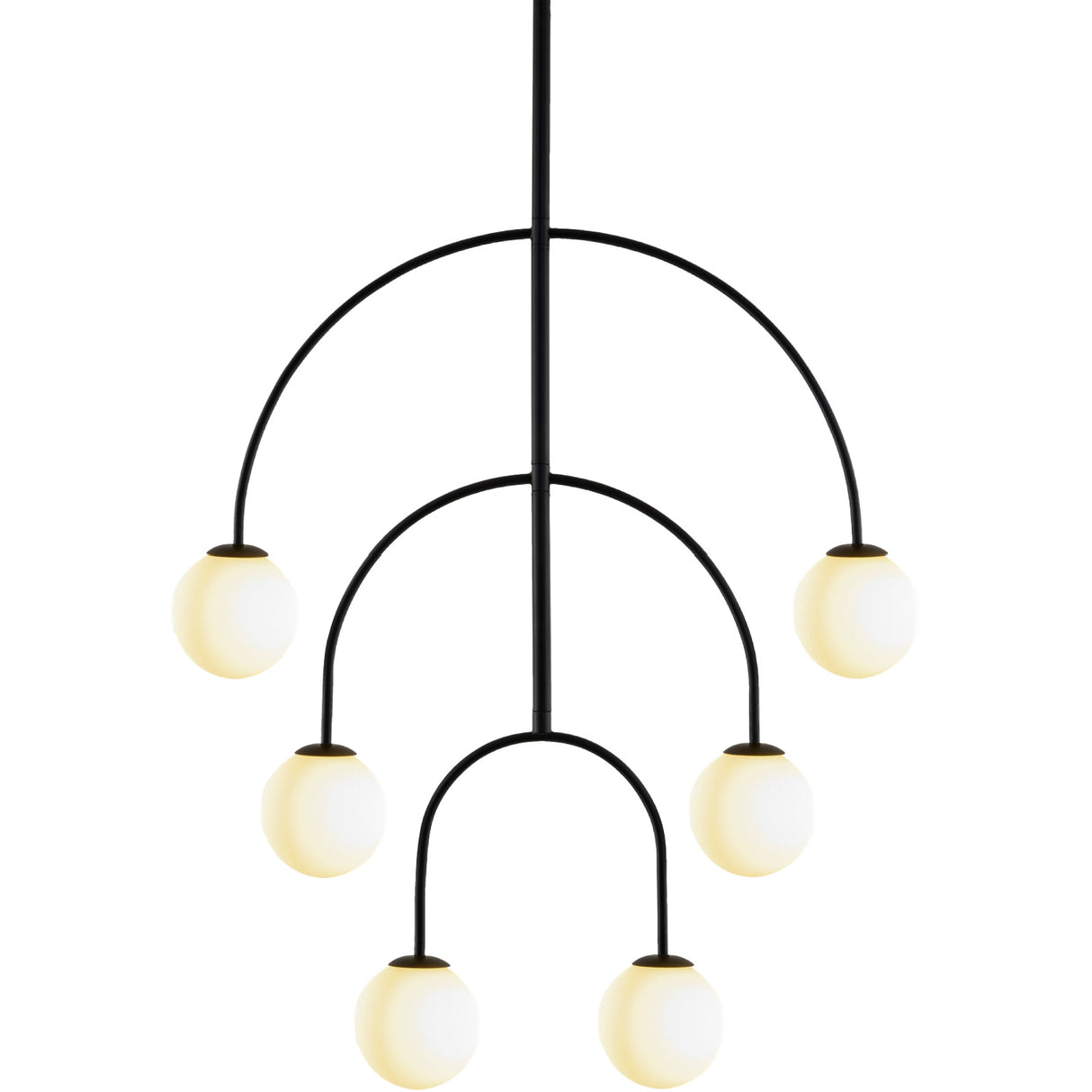   Modern European furniture - Back Arched 6-Light Chandelier - www.oroa.com | Oroa.com