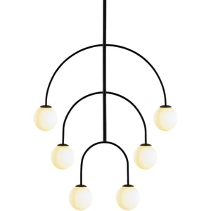  Modern European furniture - Back Arched 6-Light Chandelier - www.oroa.com | Oroa.com