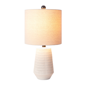   Modern European furniture - Organic-Carved Base Table Lamp - www.oroa.com | Oroa.com