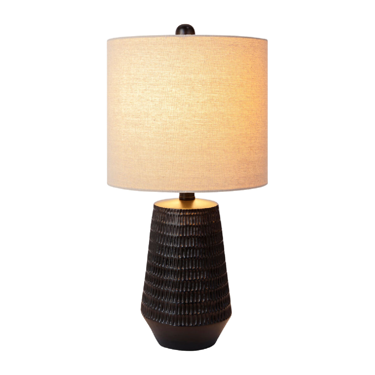   Modern European furniture - Organic-Carved Base Table Lamp - www.oroa.com | Oroa.com