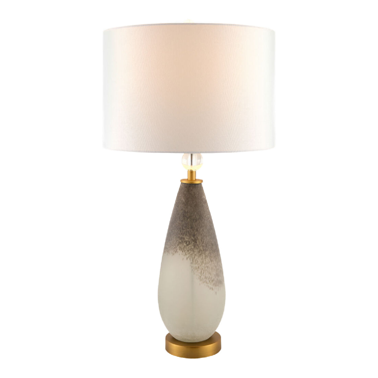   Modern European furniture - Frosted Black Glass Table Lamp - www.oroa.com | Oroa.com