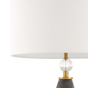   Modern European furniture - Frosted Black Glass Table Lamp - www.oroa.com | Oroa.com