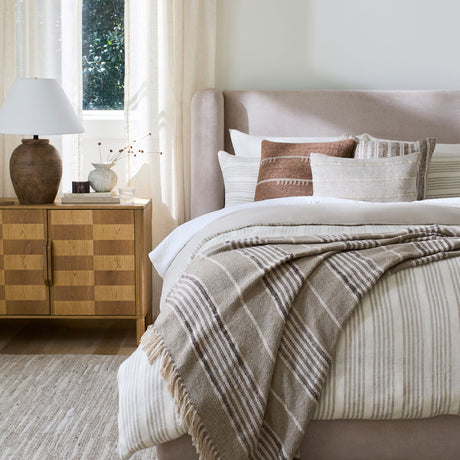   Modern European furniture - Glazed Brick Accent Table Lamp - www.oroa.com | Oroa.com