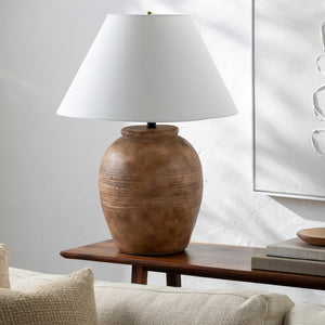   Modern European furniture - Glazed Brick Accent Table Lamp - www.oroa.com | Oroa.com