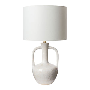   Modern European furniture - White Ceramic Amphora Table Lamp - www.oroa.com | Oroa.com