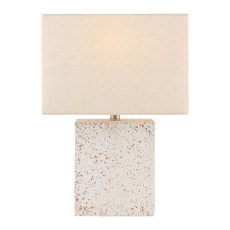   Modern European furniture - Brushed White Concrete Table Lamp - www.oroa.com | Oroa.com