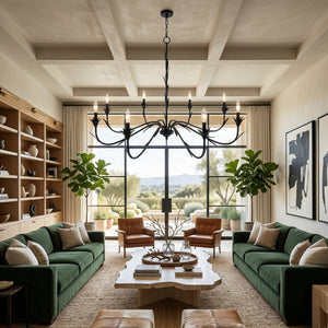   Modern European furniture - Flower-Inspired 8-Light Chandelier - www.oroa.com | Oroa.com