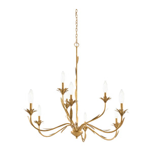   Modern European furniture - Flower-Inspired 9-Light Chandelier - www.oroa.com | Oroa.com