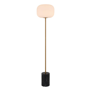   Modern European furniture - White Glass Accent Floor Lamp - www.oroa.com | Oroa.com