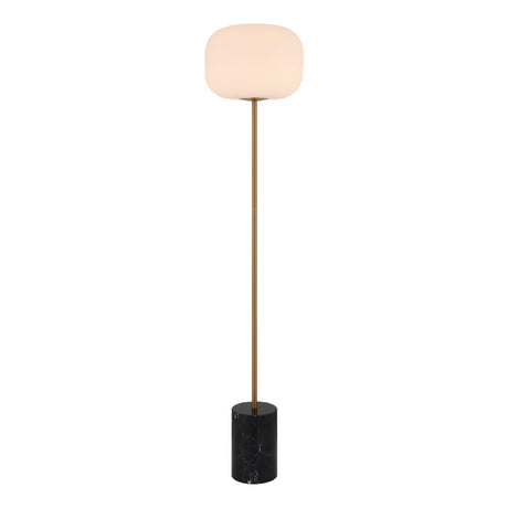   Modern European furniture - White Glass Accent Floor Lamp - www.oroa.com | Oroa.com