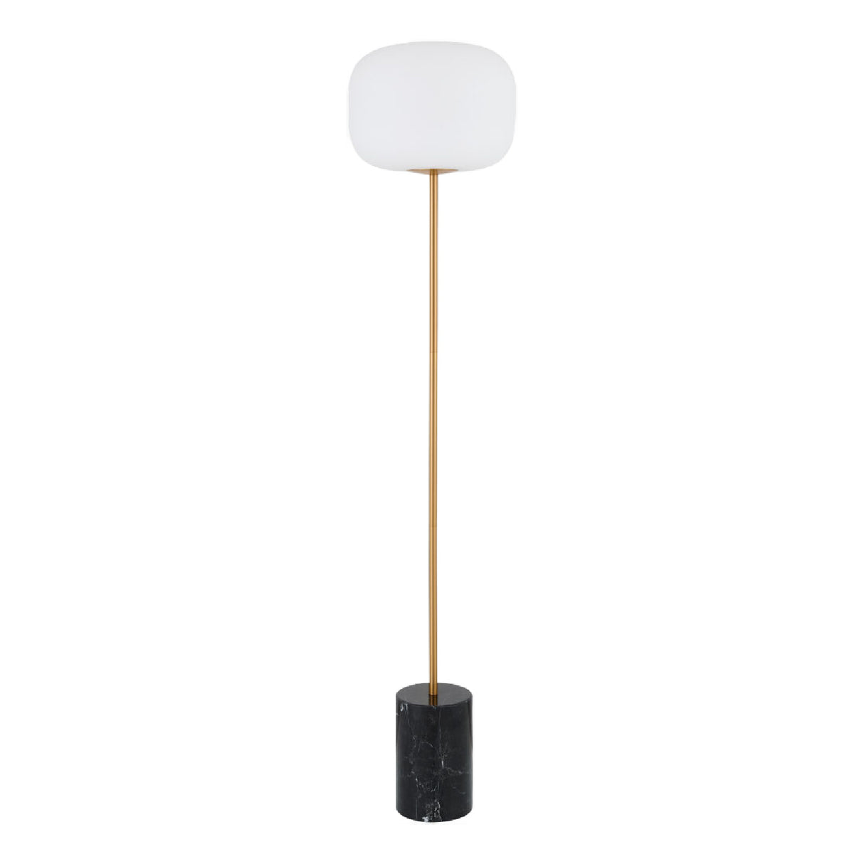   Modern European furniture - White Glass Accent Floor Lamp - www.oroa.com | Oroa.com