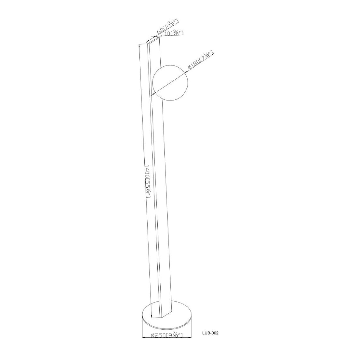   Modern European furniture - White Glass Modern Floor Lamp - www.oroa.com | Oroa.com