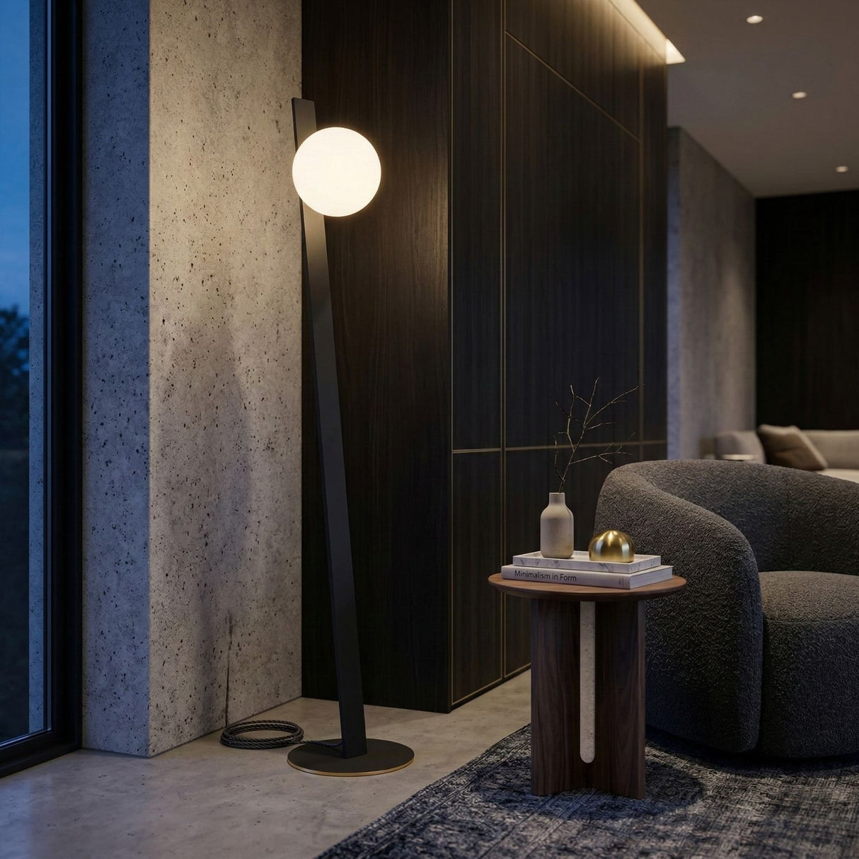   Modern European furniture - White Glass Modern Floor Lamp - www.oroa.com | Oroa.com