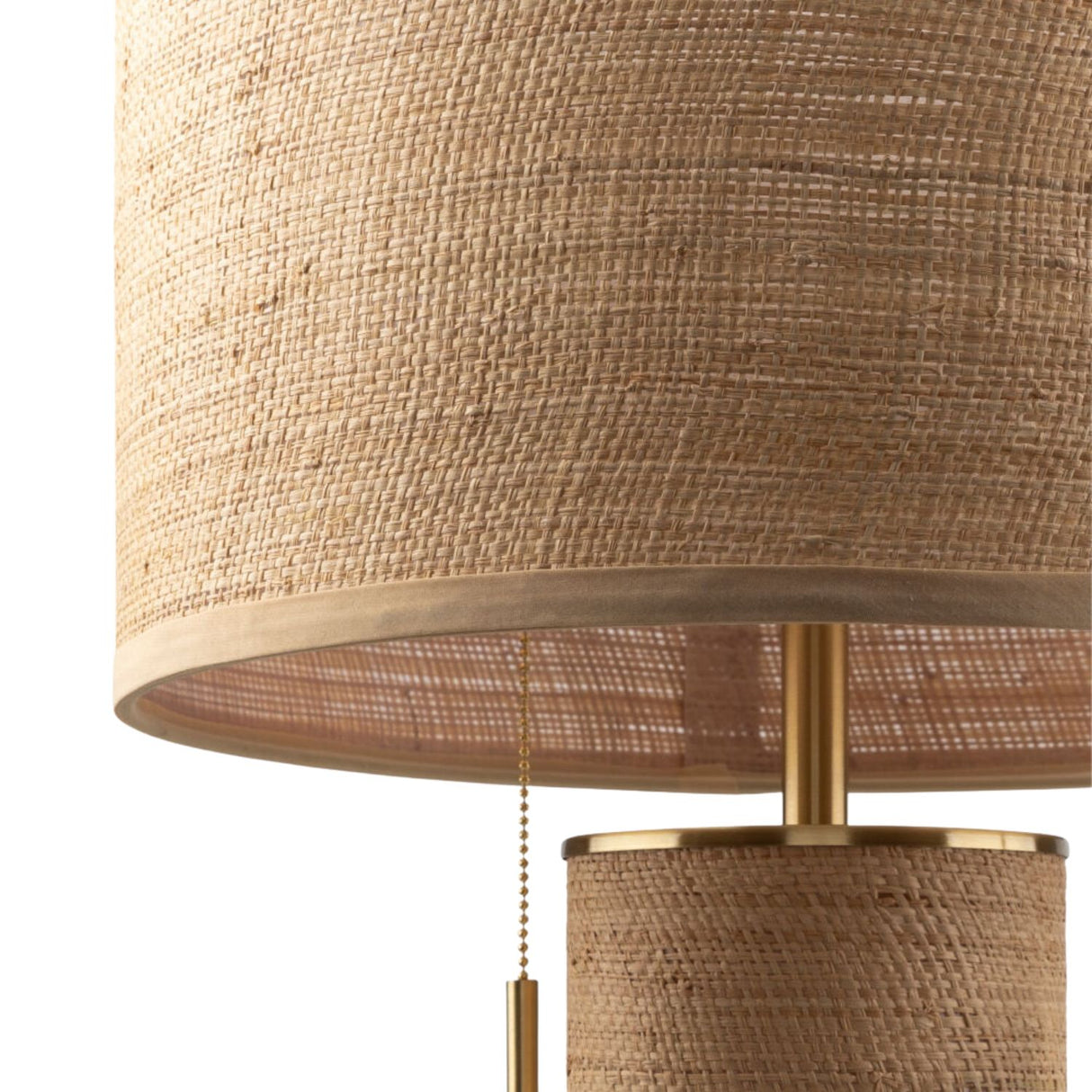   Modern European furniture - Tan Rattan Accent Table Lamp - www.oroa.com | Oroa.com