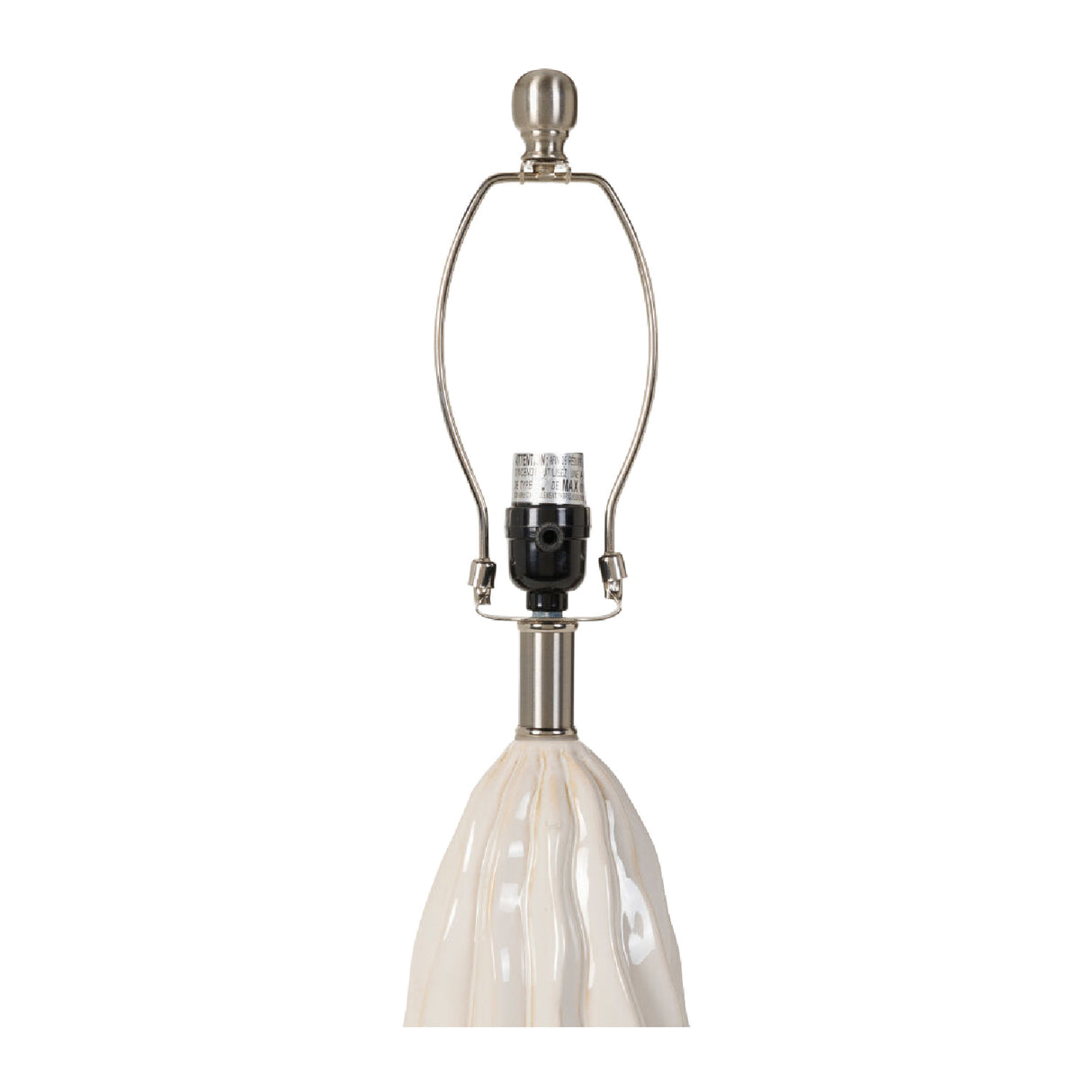   Modern European furniture - Wavy White Ceramic Table Lamp - www.oroa.com | Oroa.com