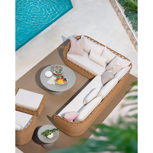   Modern European furniture - Hand-Woven Wicker Outdoor Sectional Sofa - www.oroa.com | Oroa.com