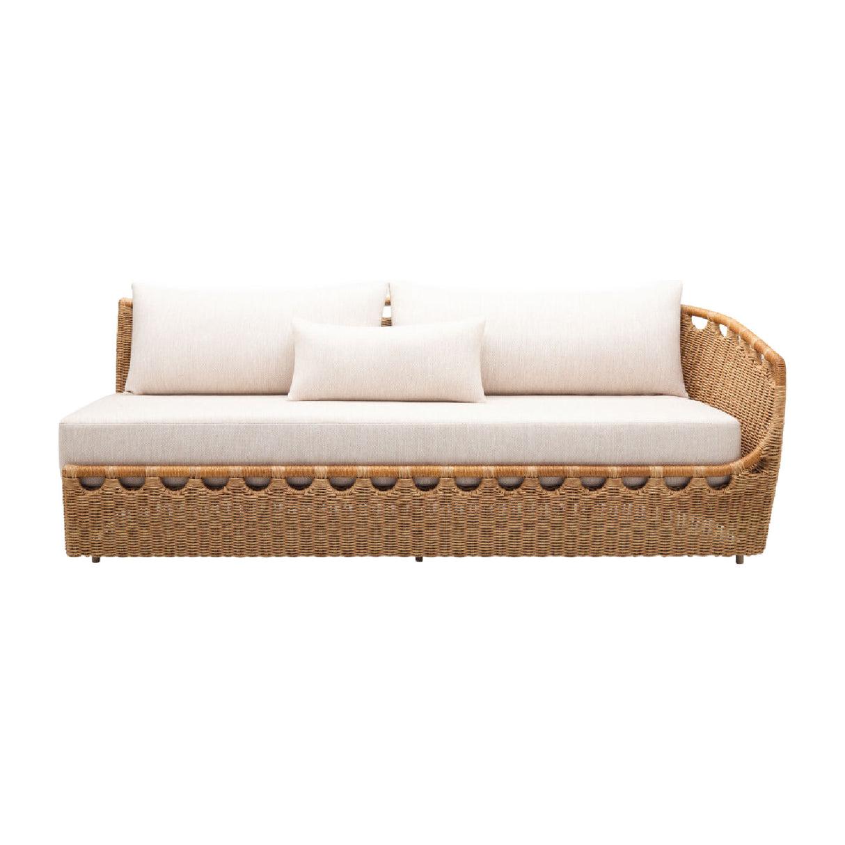   Modern European furniture - Hand-Woven Wicker Outdoor Sectional Sofa - www.oroa.com | Oroa.com