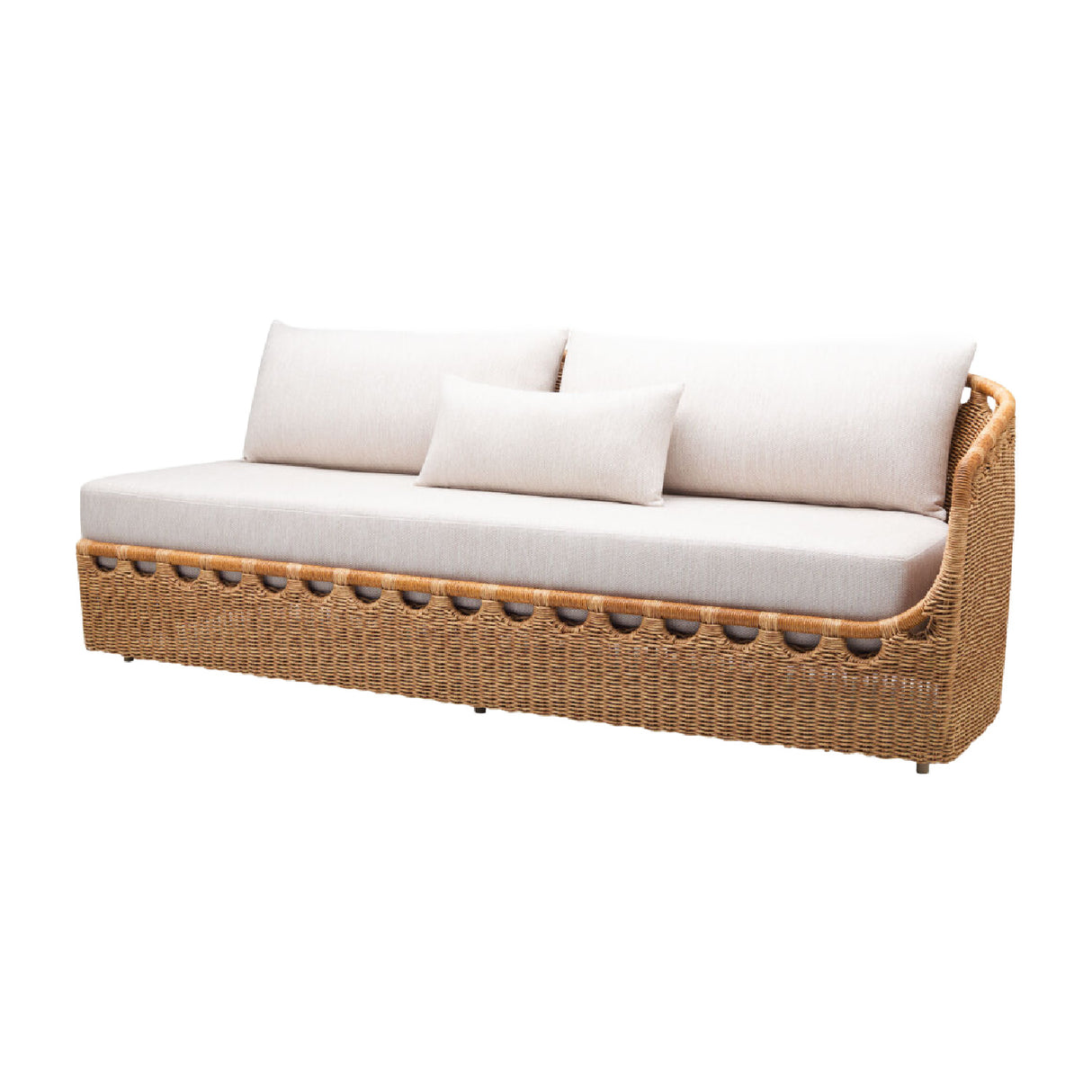   Modern European furniture - Hand-Woven Wicker Outdoor Sectional Sofa - www.oroa.com | Oroa.com
