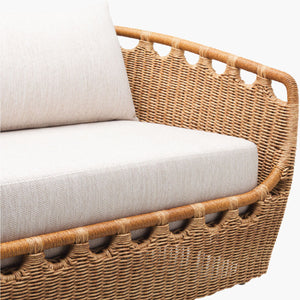   Modern European furniture - Hand-Woven Wicker Outdoor Sectional Sofa - www.oroa.com | Oroa.com