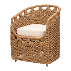   Modern European furniture - Hand-Woven Wicker Outdoor Dining Chair - www.oroa.com | Oroa.com