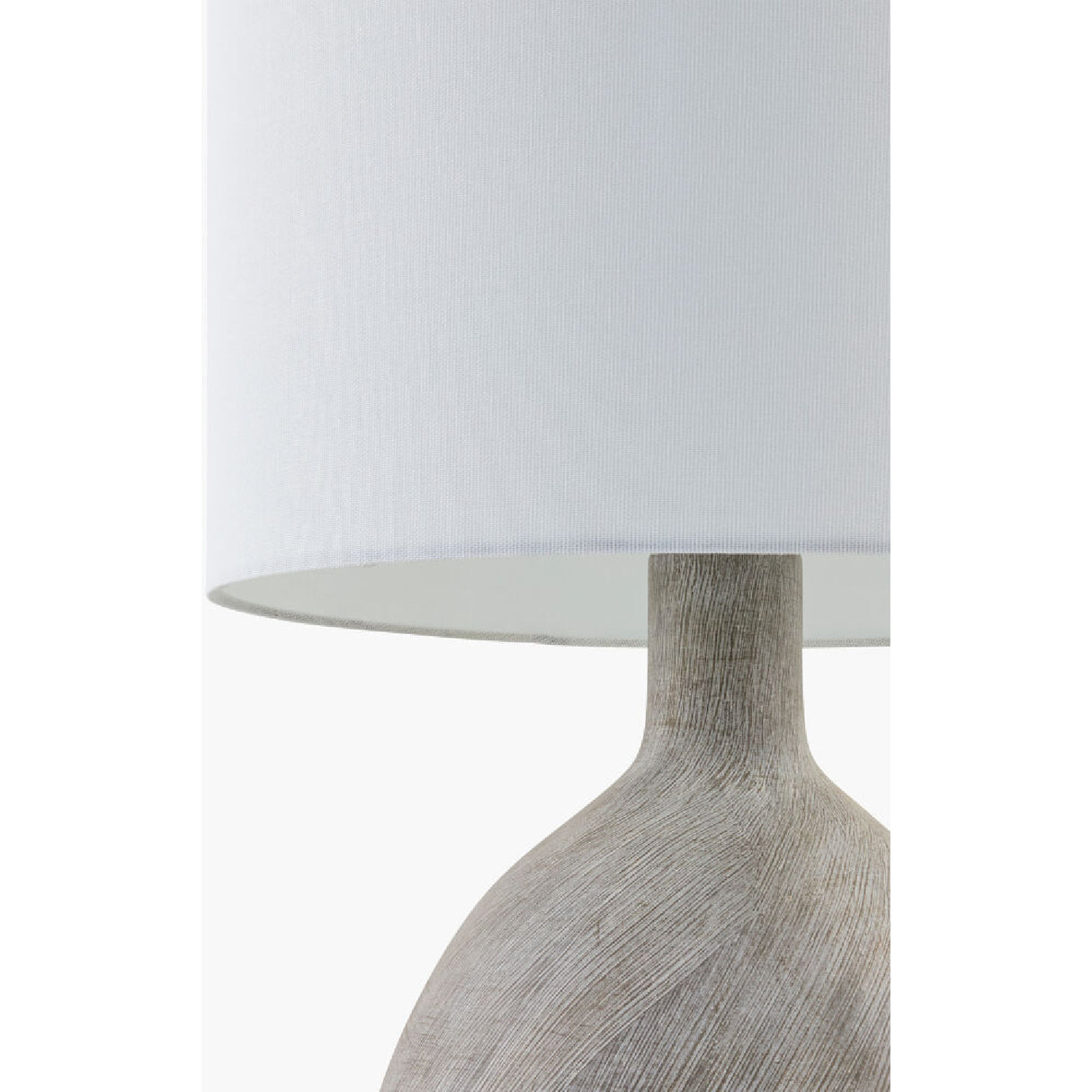   Modern European furniture - Linen Shade Ceramic Table Lamp - www.oroa.com | Oroa.com