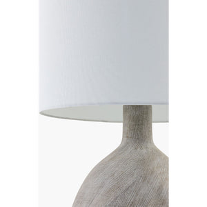   Modern European furniture - Linen Shade Ceramic Table Lamp - www.oroa.com | Oroa.com