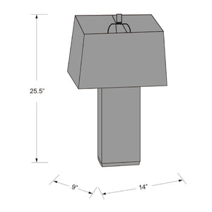   Modern European furniture - Turquoise Ceramic Accent Table Lamp - www.oroa.com | Oroa.com