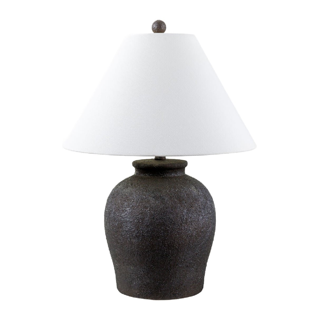   Modern European furniture - Ceramic White Linen Table Lamp - www.oroa.com | Oroa.com