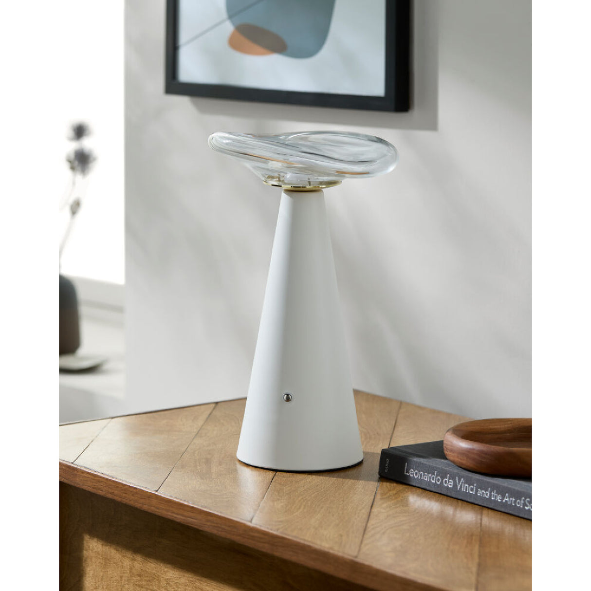   Modern European furniture - Clear Glass Accent Table Lamp - www.oroa.com | Oroa.com