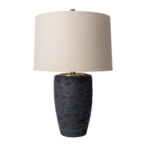   Modern European furniture - Black Textured Base Table Lamp - www.oroa.com | Oroa.com
