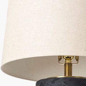   Modern European furniture - Black Textured Base Table Lamp - www.oroa.com | Oroa.com