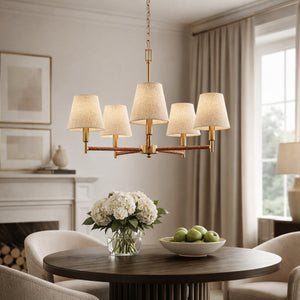   Modern European furniture - Gold Armed Chandelier - www.oroa.com | Oroa.com