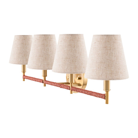   Modern European furniture - Fabric Shade 4-Light Wall Lamp - www.oroa.com | Oroa.com