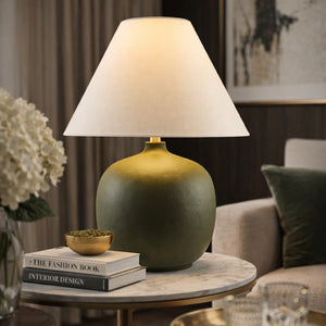   Modern European furniture - Empire Linen Shade Table Lamp - www.oroa.com | Oroa.com