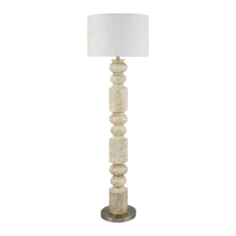   Modern European furniture - Cream Layered Base Floor Lamp - www.oroa.com | Oroa.com