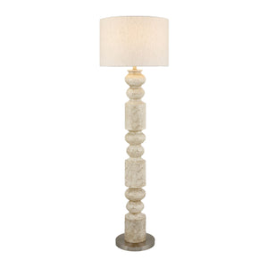   Modern European furniture - Cream Layered Base Floor Lamp - www.oroa.com | Oroa.com