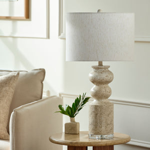   Modern European furniture - Cream Layered Base Table Lamp - www.oroa.com | Oroa.com