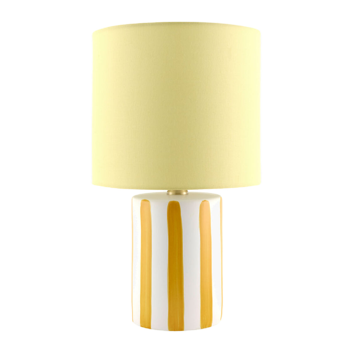   Modern European furniture - Striped Ceramic Linen Table Lamp - www.oroa.com | Oroa.com