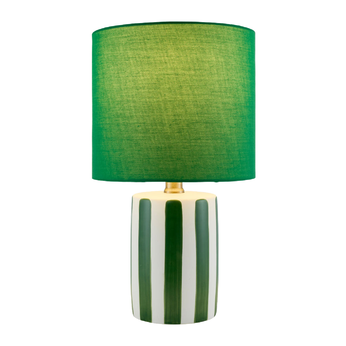   Modern European furniture - Striped Ceramic Linen Table Lamp - www.oroa.com | Oroa.com