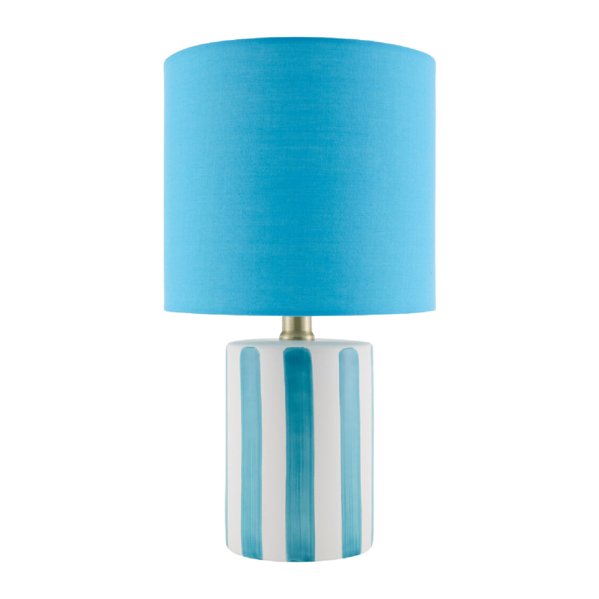   Modern European furniture - Striped Ceramic Linen Table Lamp - www.oroa.com | Oroa.com