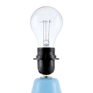   Modern European furniture - Striped Linen Ceramic Table Lamp - www.oroa.com | Oroa.com