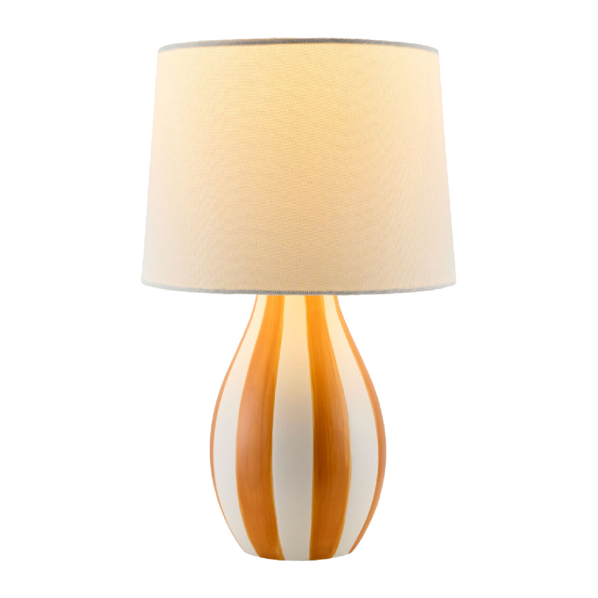   Modern European furniture - Hand-painted Striped Ceramic Table Lamp - www.oroa.com | Oroa.com