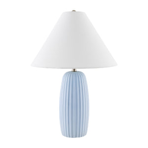   Modern European furniture - Painted Cement Linen Table Lamp - www.oroa.com | Oroa.com