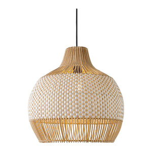   Modern European furniture - Two-Toned Braided Rattan Pendant Lamp - www.oroa.com | Oroa.com