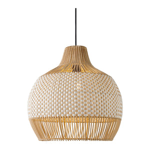   Modern European furniture - Two-Toned Braided Rattan Pendant Lamp - www.oroa.com | Oroa.com