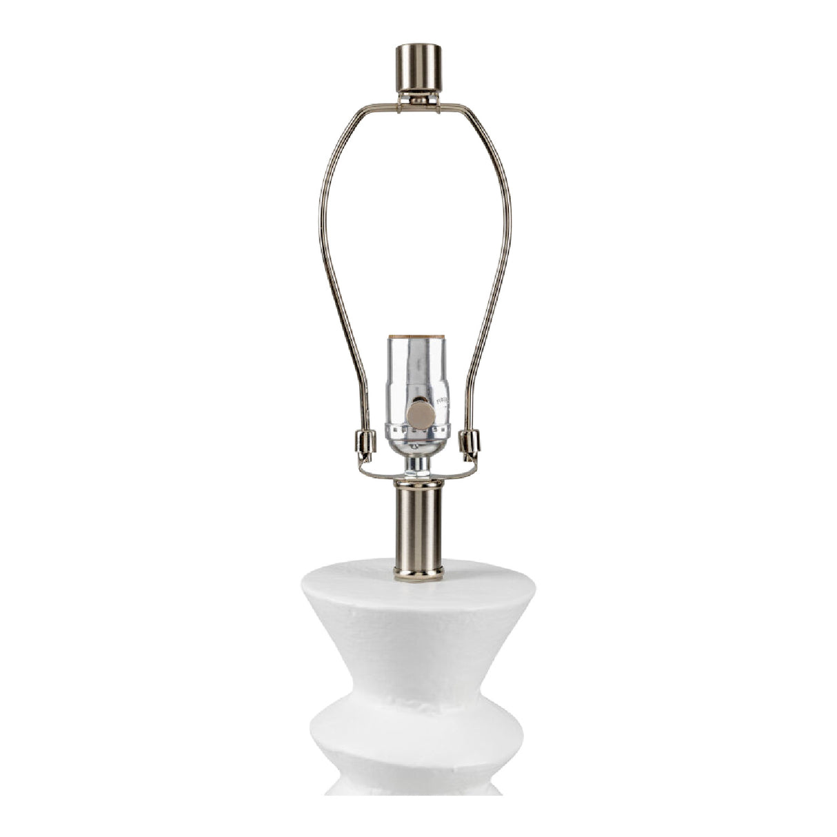   Modern European furniture - White Ceramic Sculpted Table Lamp - www.oroa.com | Oroa.com