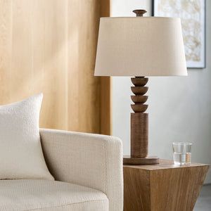   Modern European furniture - Cream Linen Accent Table Lamp - www.oroa.com | Oroa.com