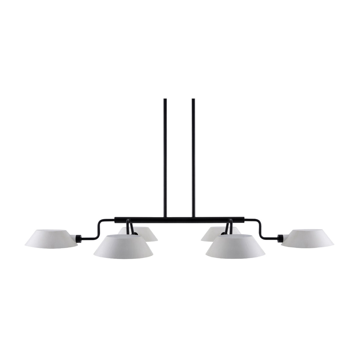   Modern European furniture - Metal Shade 6-Light Chandelier - www.oroa.com | Oroa.com