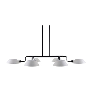   Modern European furniture - Metal Shade 6-Light Chandelier - www.oroa.com | Oroa.com